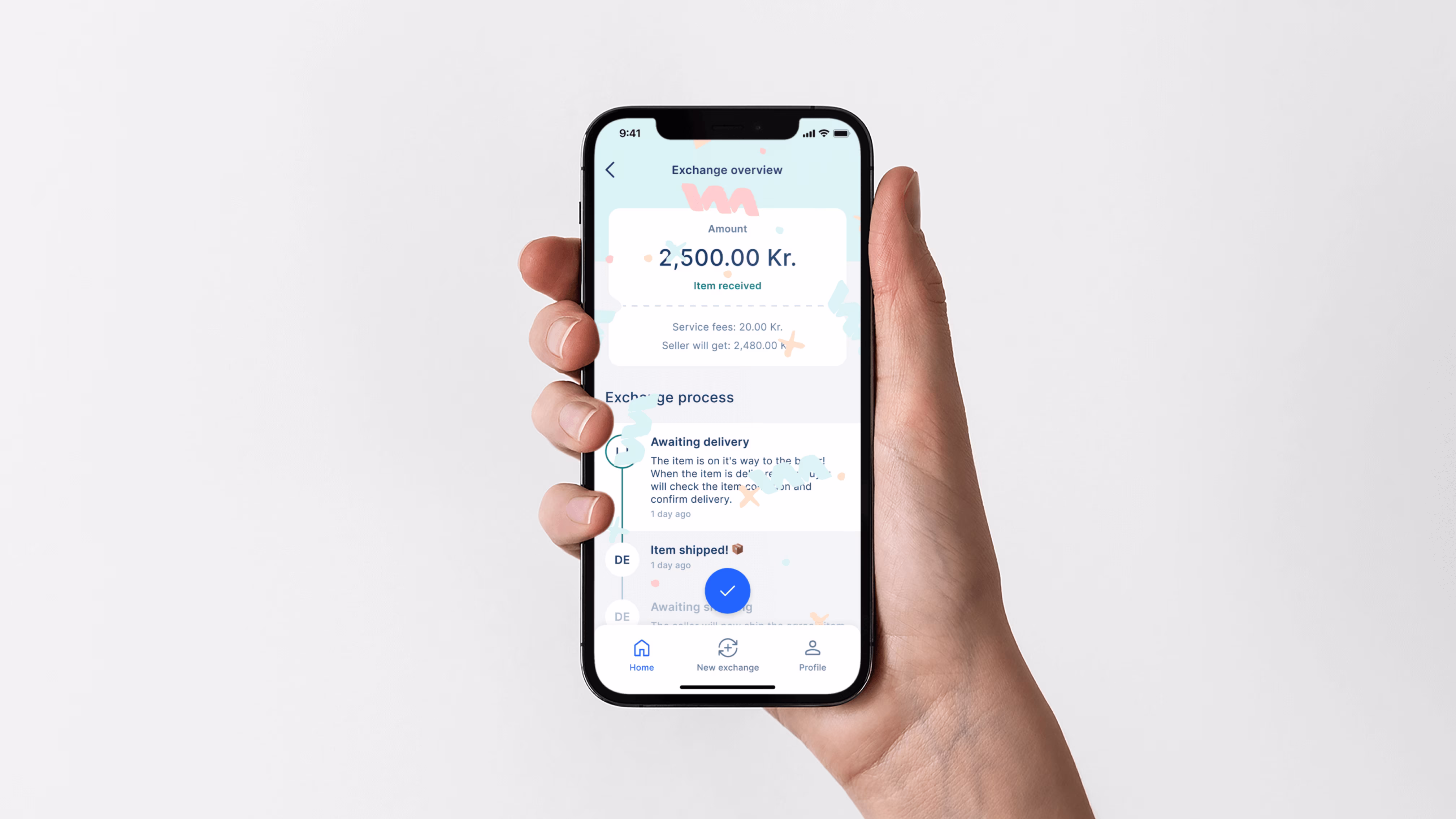 Payment success state