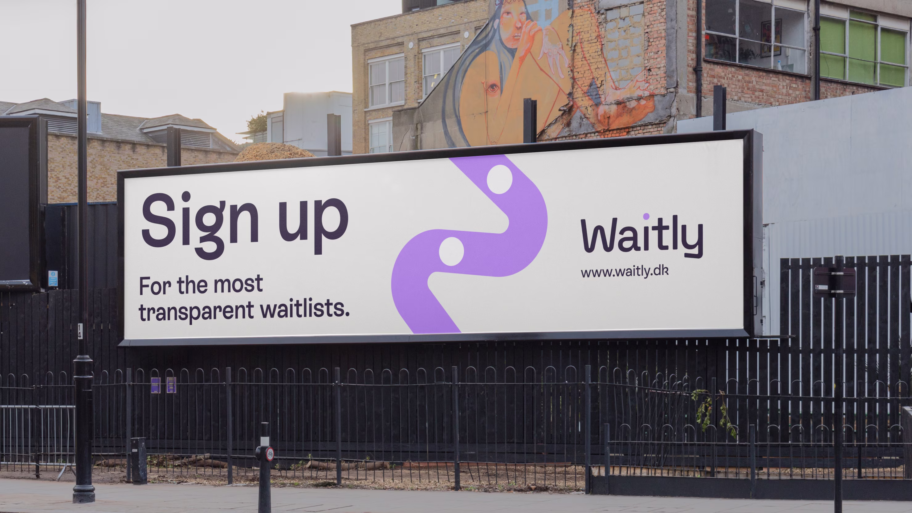 OOH billboard on the street