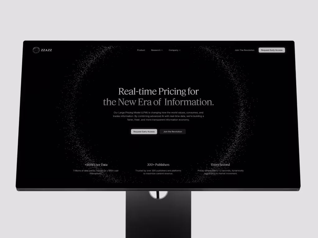 Darkmode landingpage