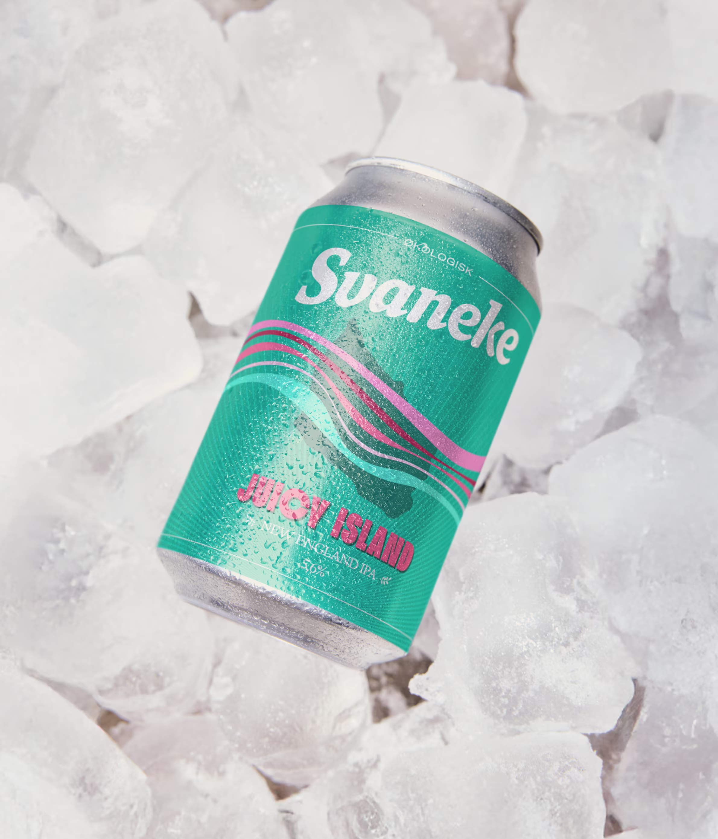 Juicy Island beer can on ice