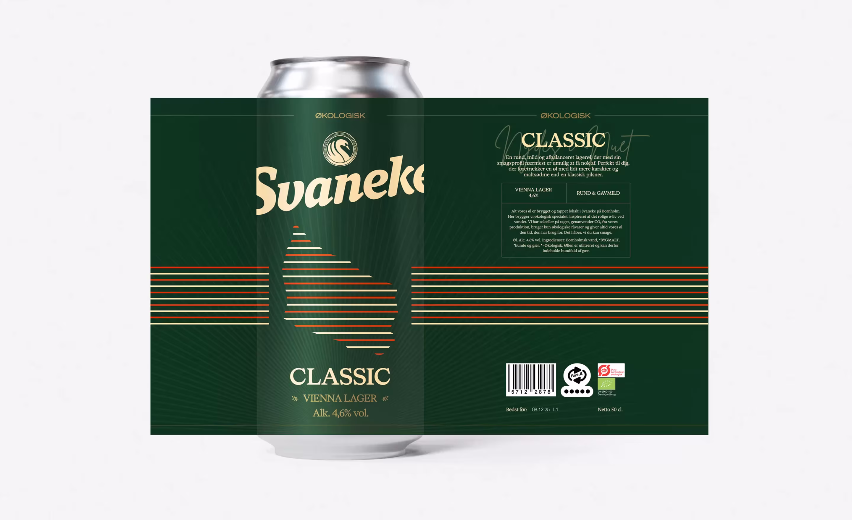 Beer can labels