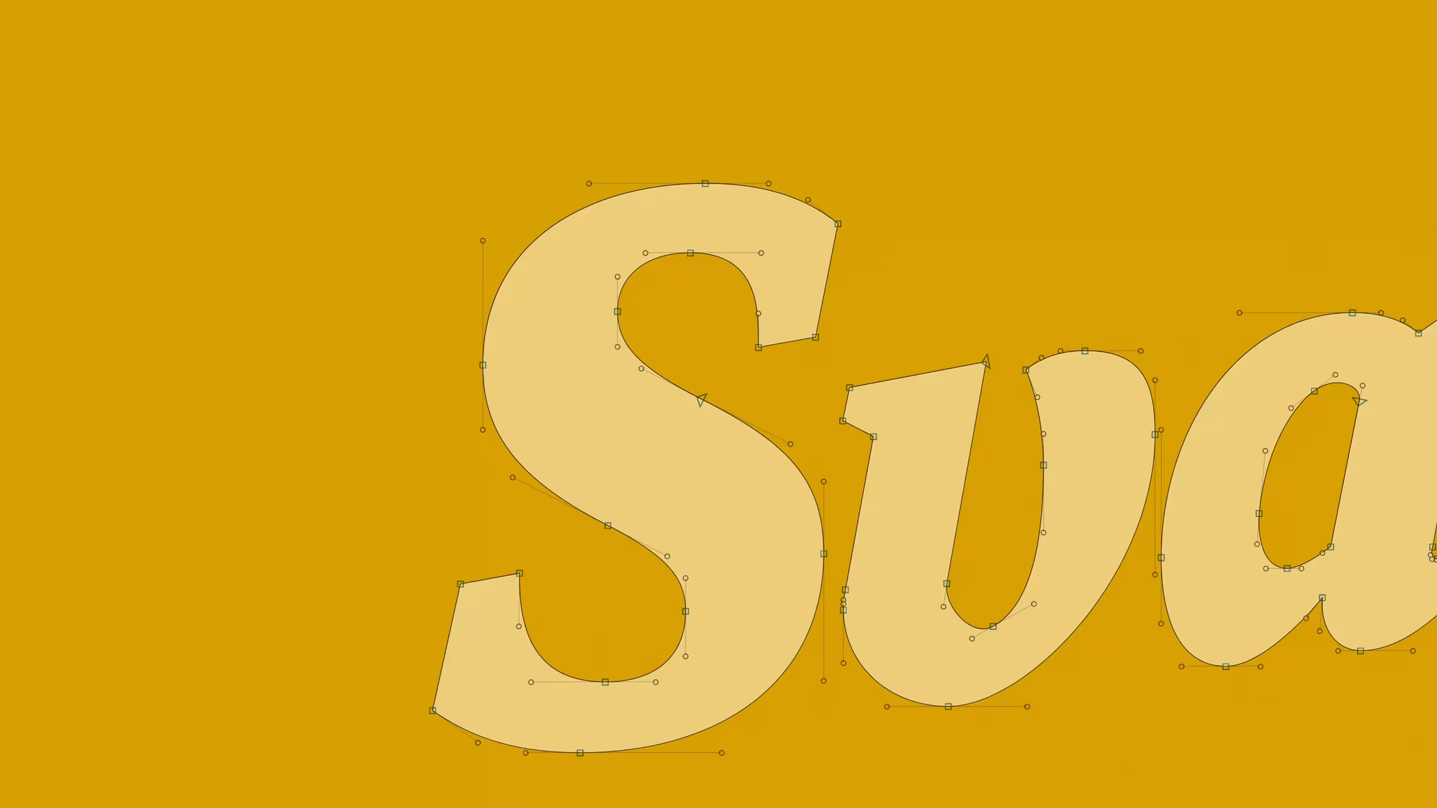 Svaneke wordmark construction