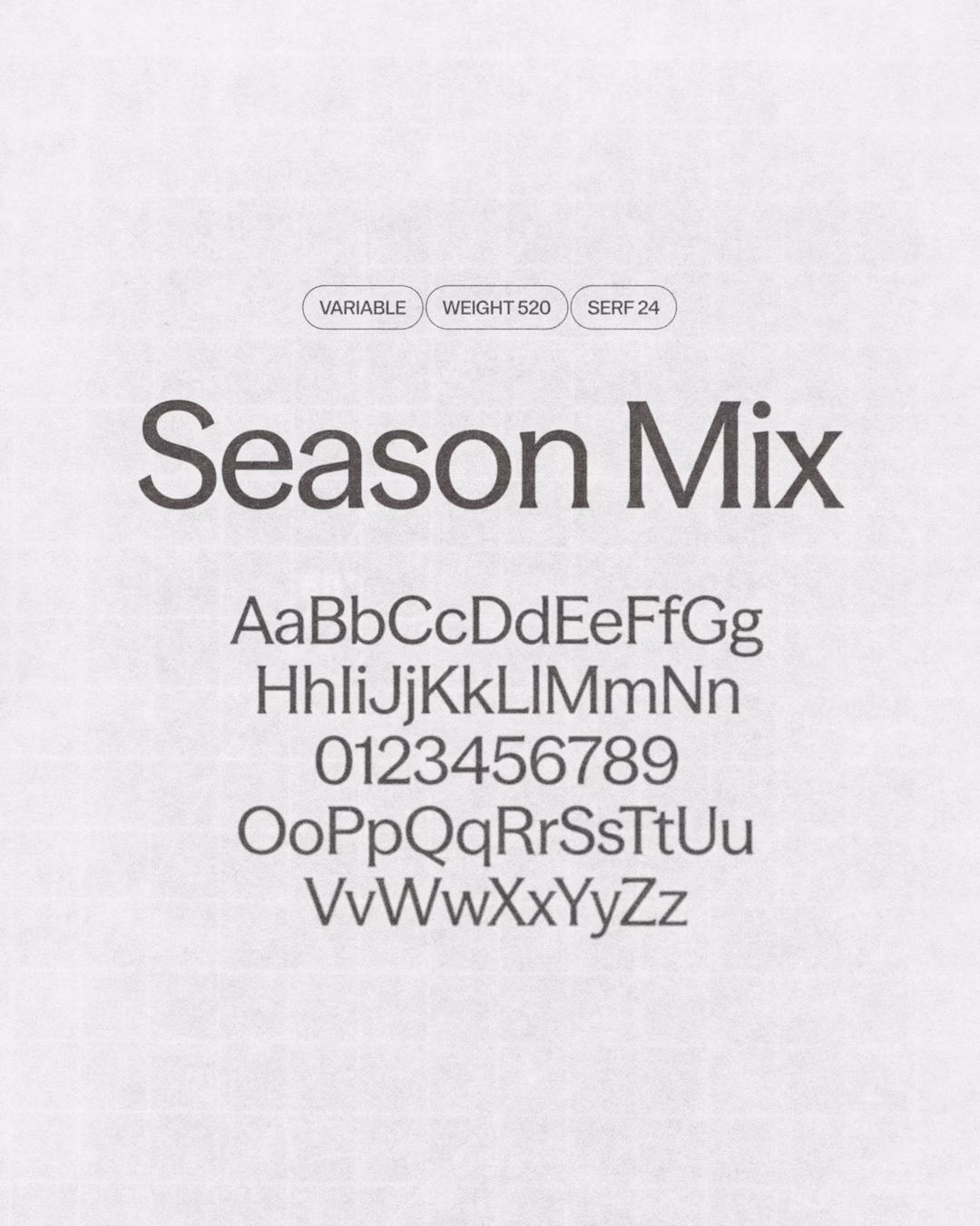 Season Mix Variable Font