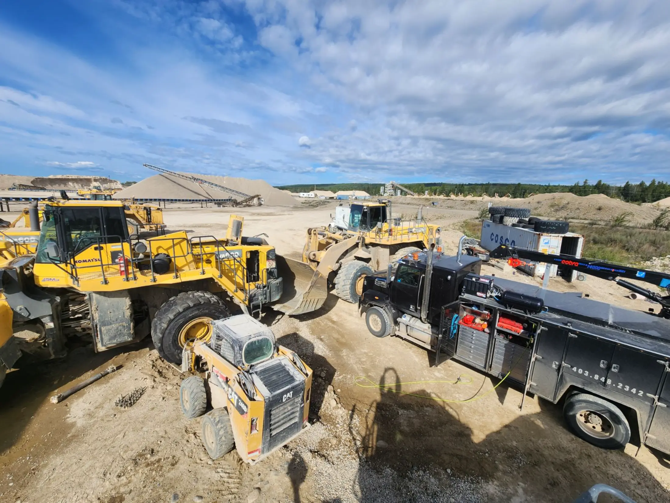 Heavy equipment repair