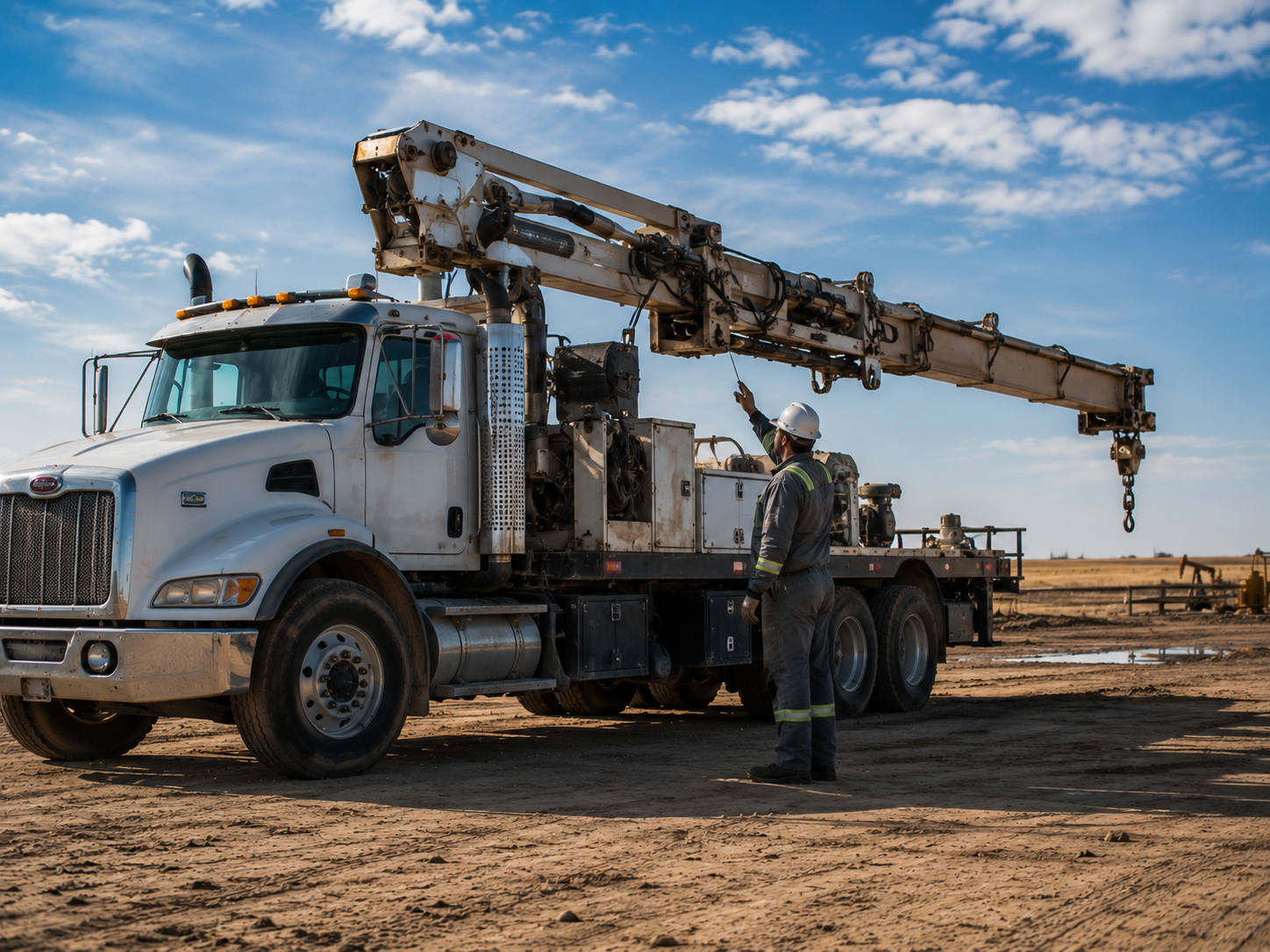 Picker Truck & Hot Shot Hauling in Central Alberta