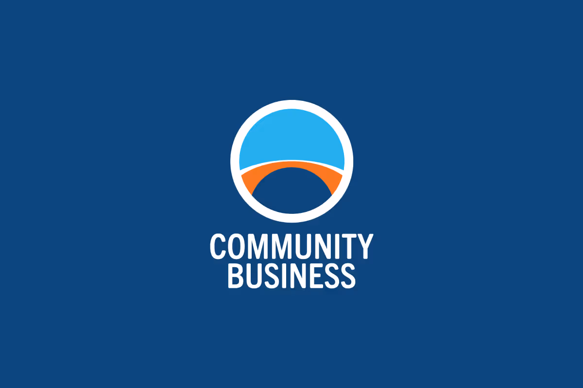 Community Business rebranding logo