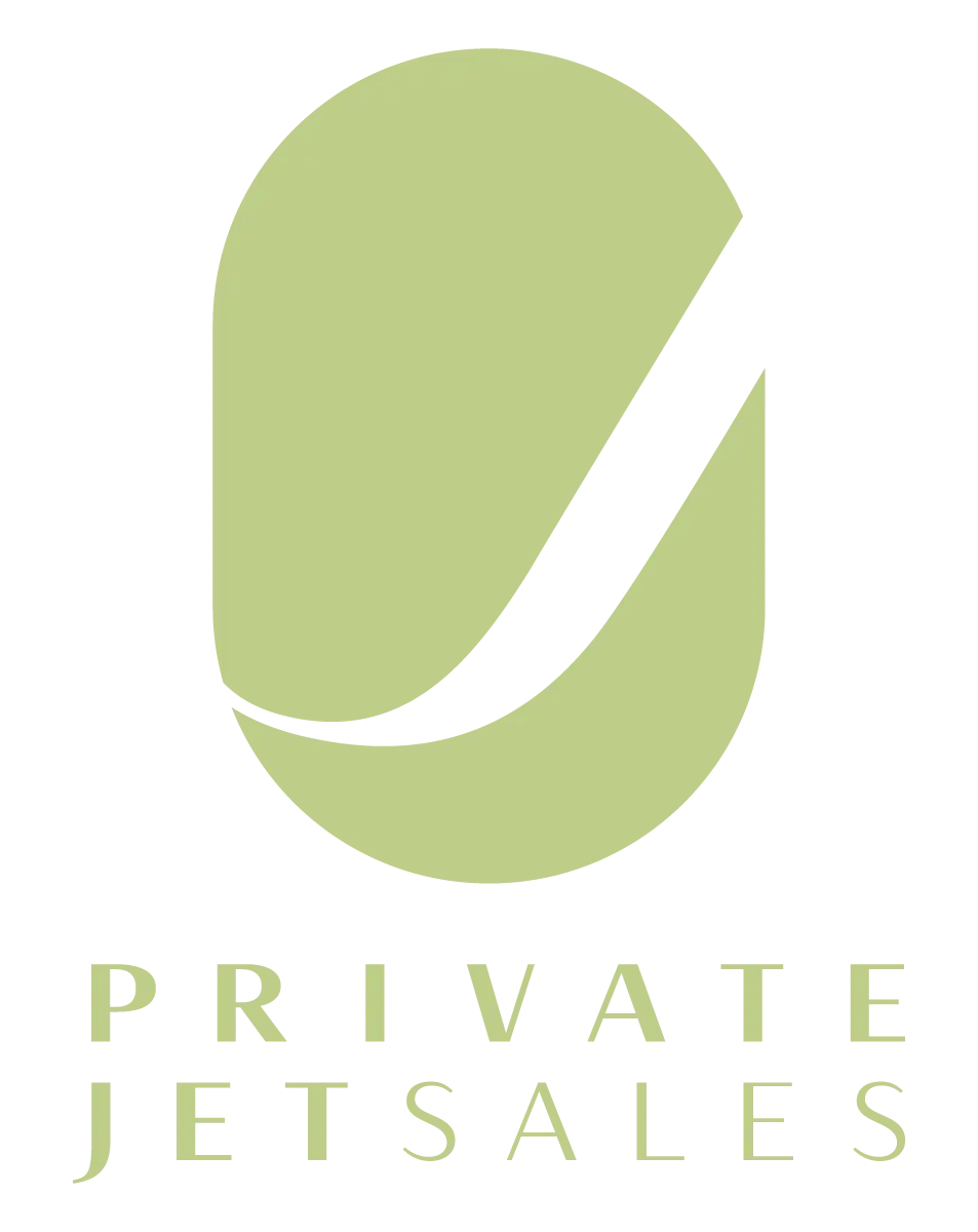 Private Jet Sales brand mark in Fresca