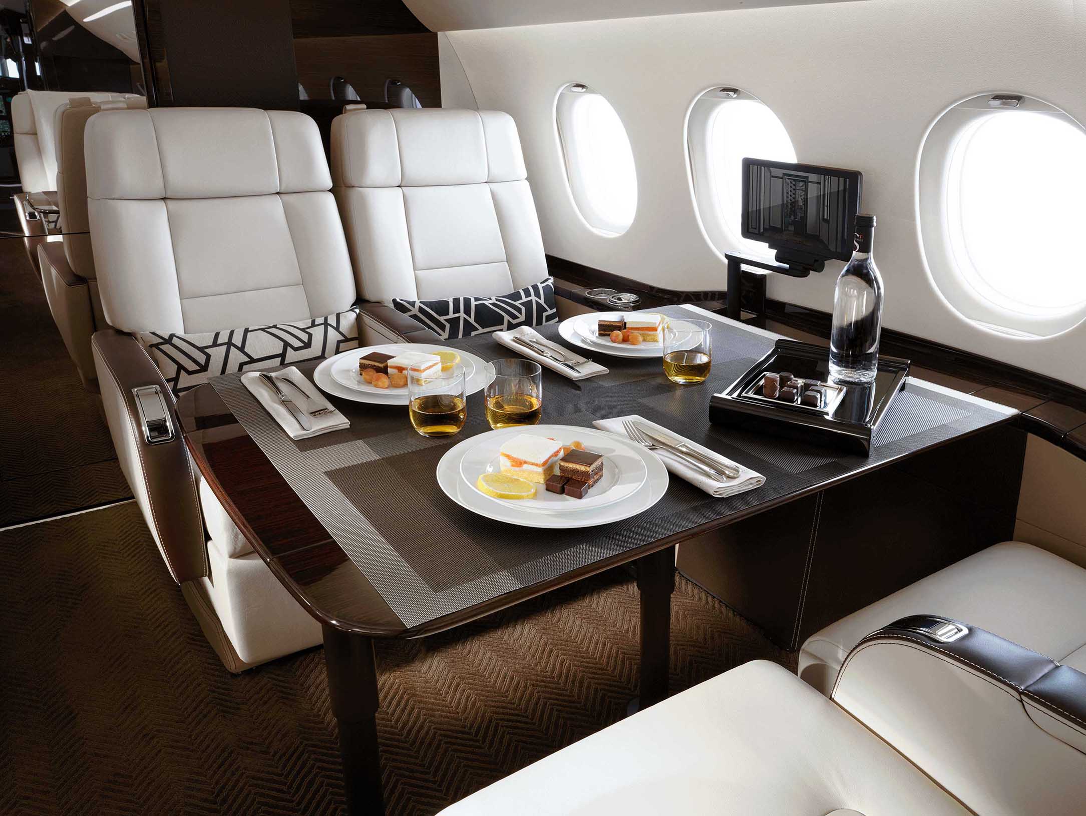 image of aircraft interior