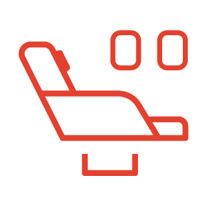 icon representing the capacity of an individual Private Jet Sales aircraft