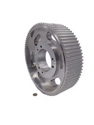 Gear Example Size comparison with coin