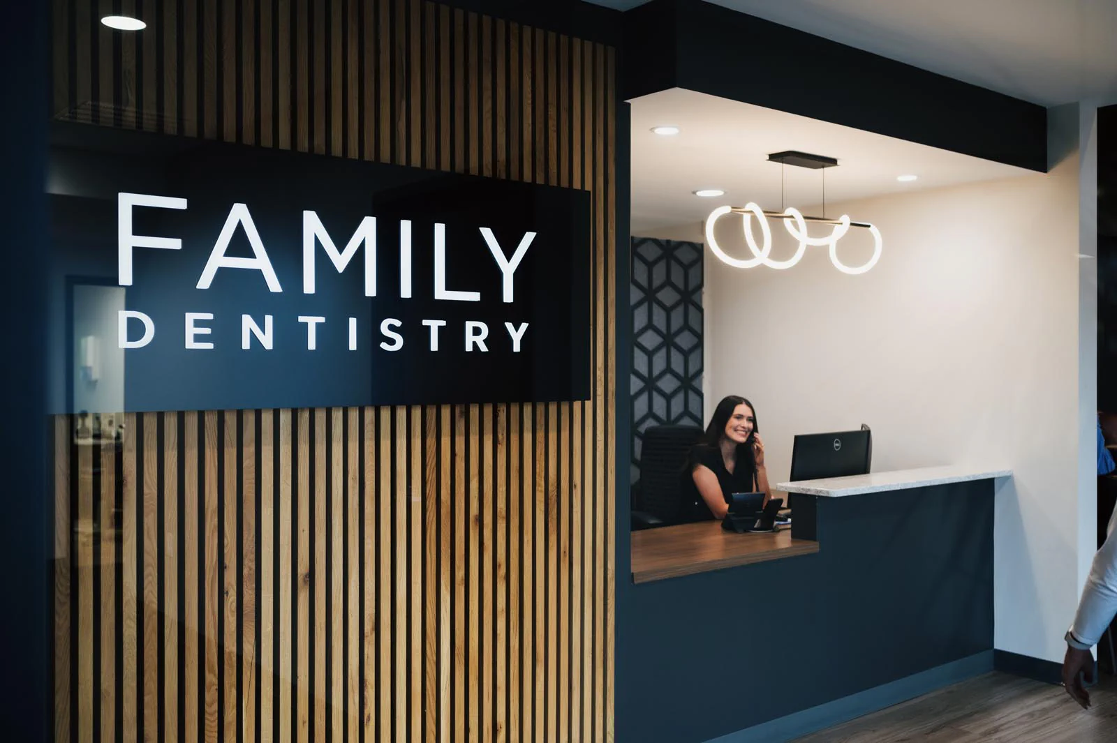 Front reception at Family Dentistry, Inc in Lebanon, OH and Franklin, OH