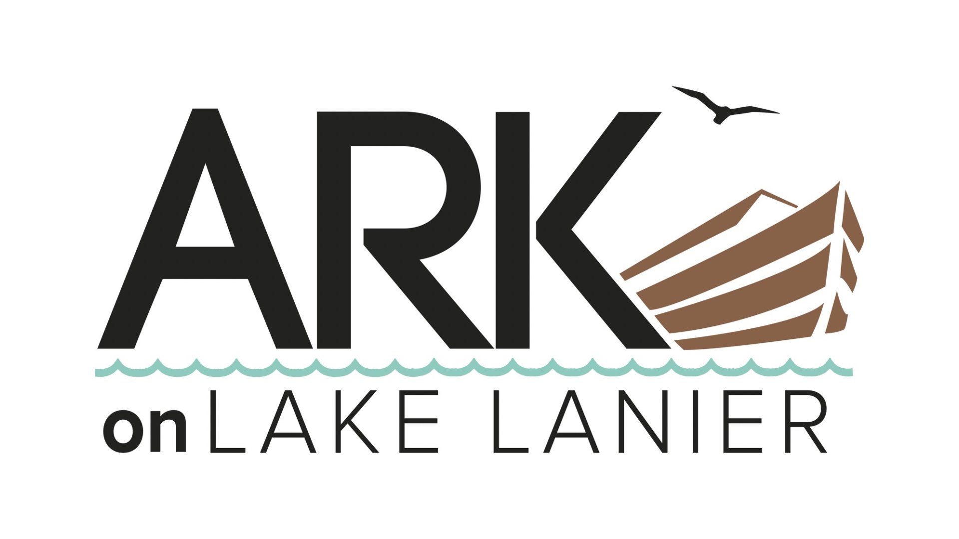 Ark on Lake Lanier logo. Family Reunions, Corporate Retreats, Non-Profit Retreats, & Vacation Rental on Lake Lanier