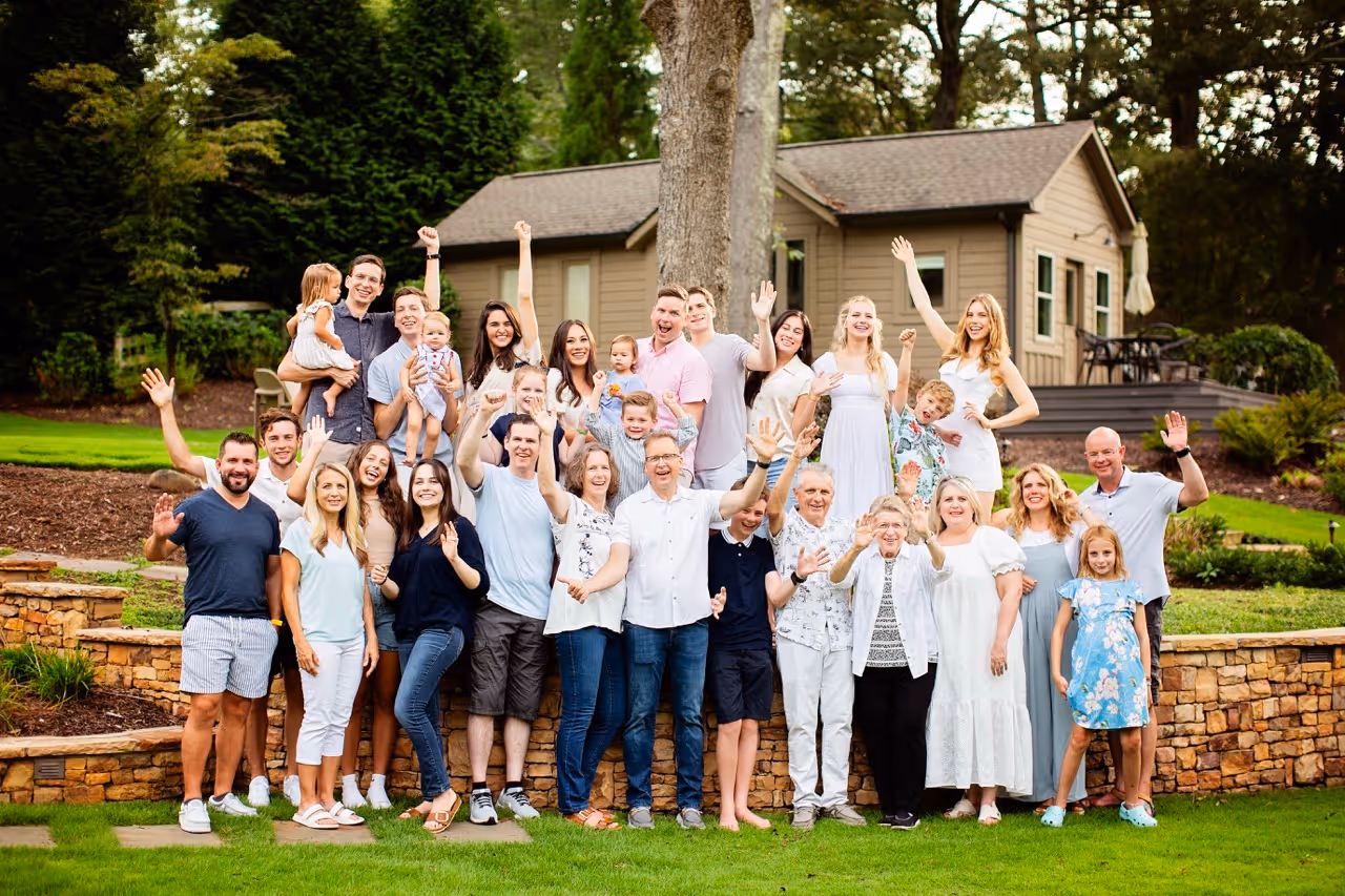 family reunion Ark on Lake Lanier