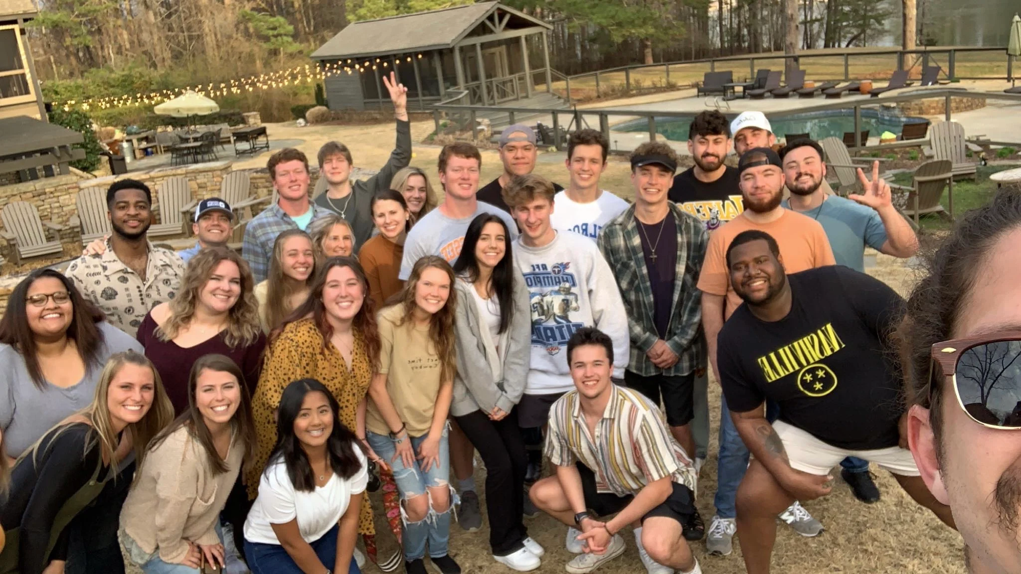 Group friend gathering event ark on lake lanier