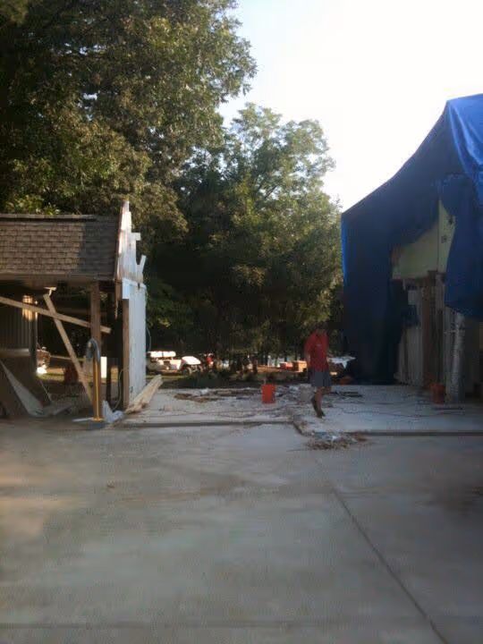 rebuilding after the fire 2008
