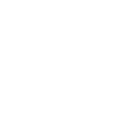 White veterinary icon on transparent background.