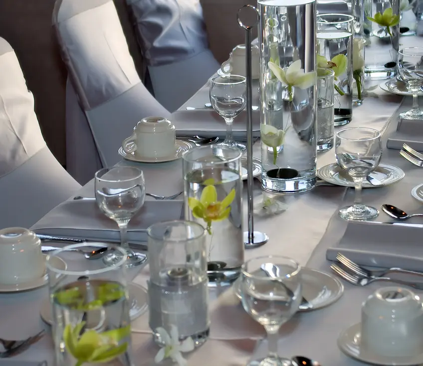 Table Setting for Portland Spirit Event, Oregon