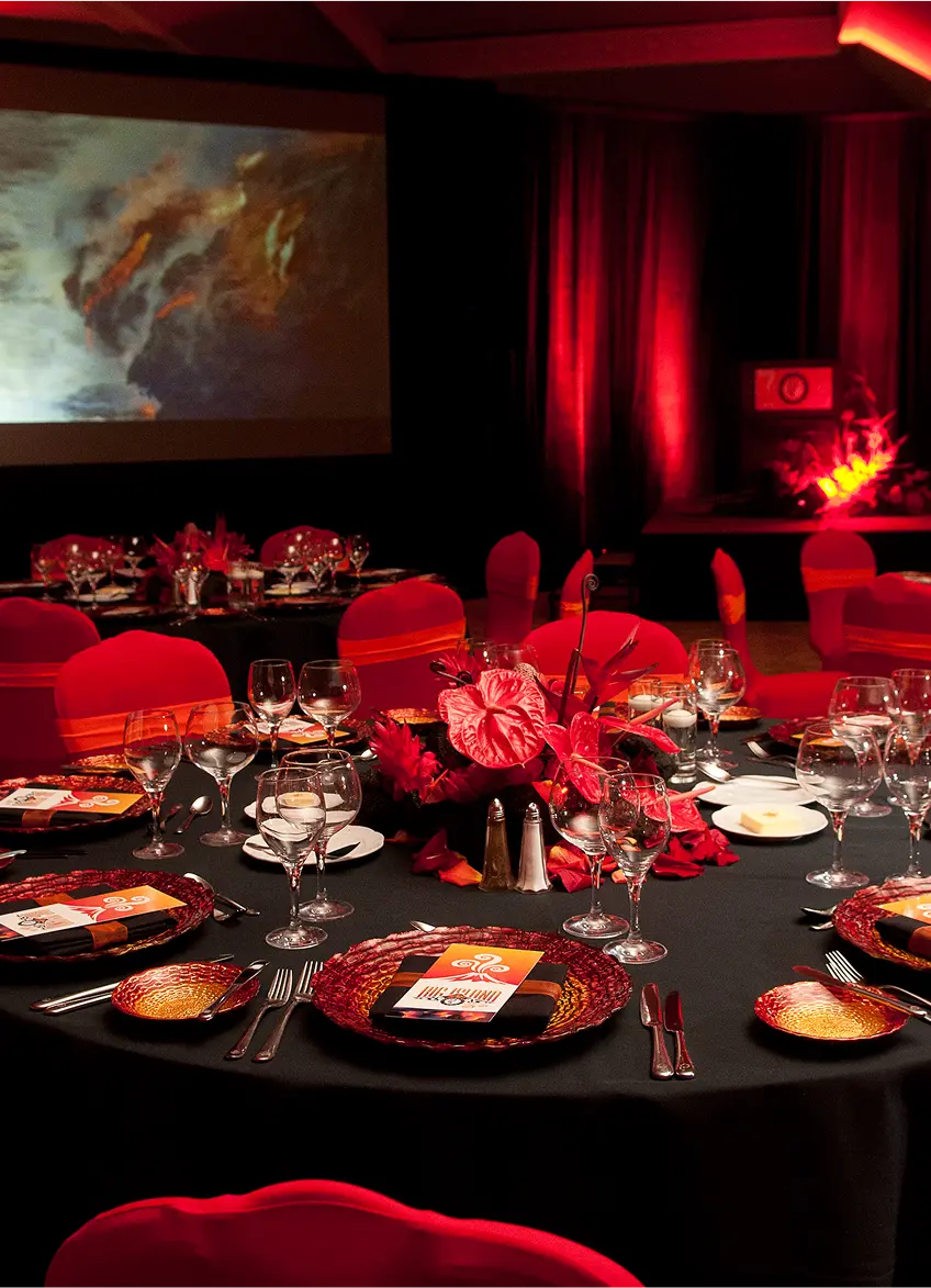 Lava Themed Gala, Fairmont Kea Lani, Hawaii