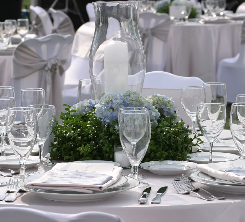 Table Setting for Portland Spirit Event, Oregon