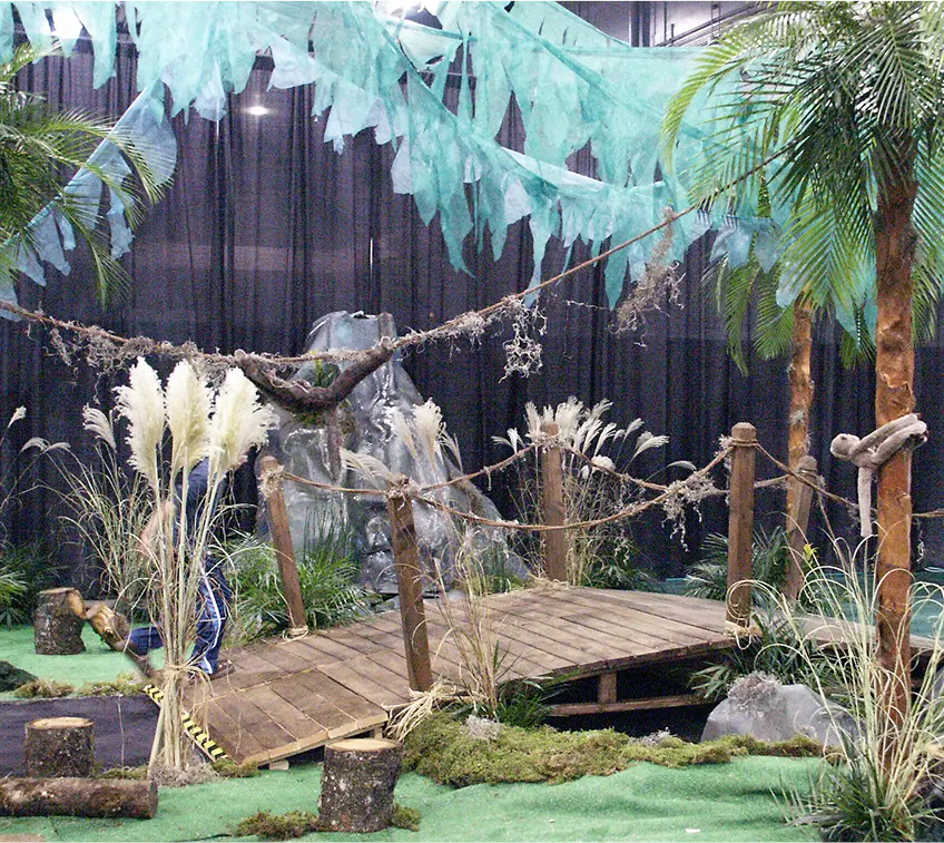 Jungle Theme Tradeshow for Food Services of America