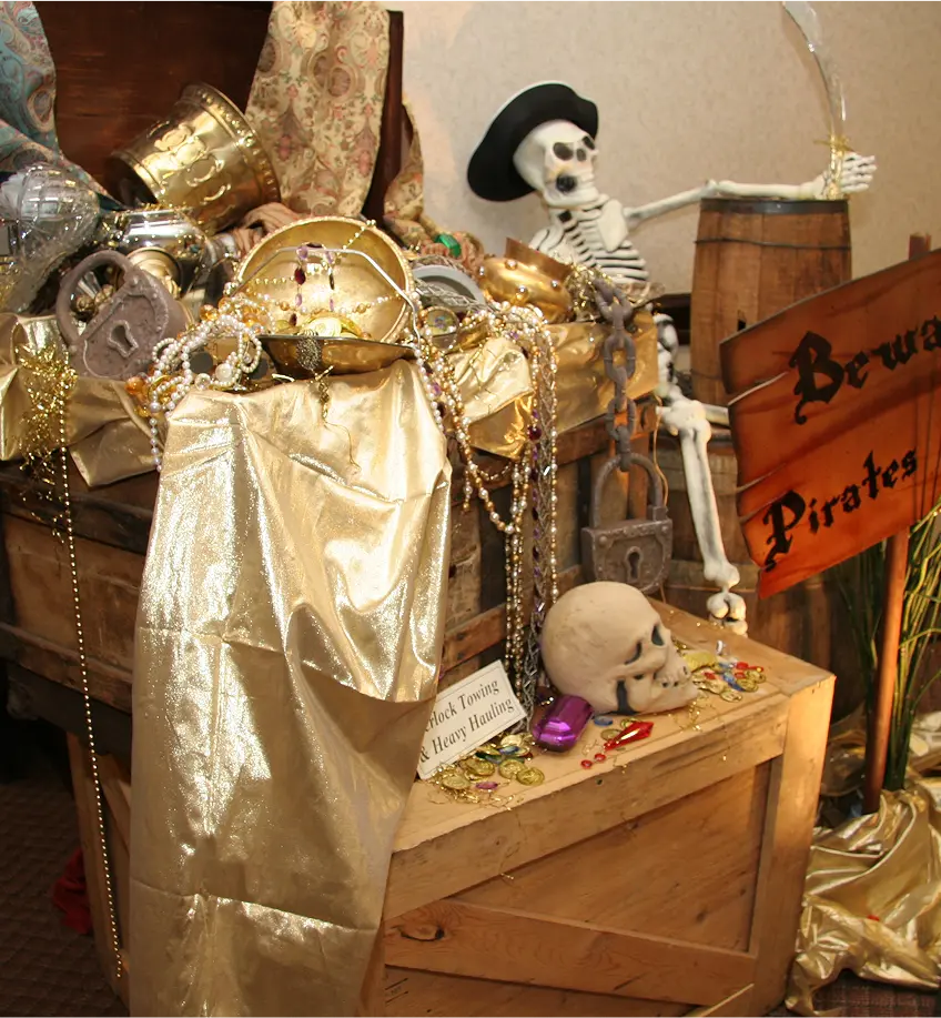 Custom Decor for Pirate Theme Holiday Party