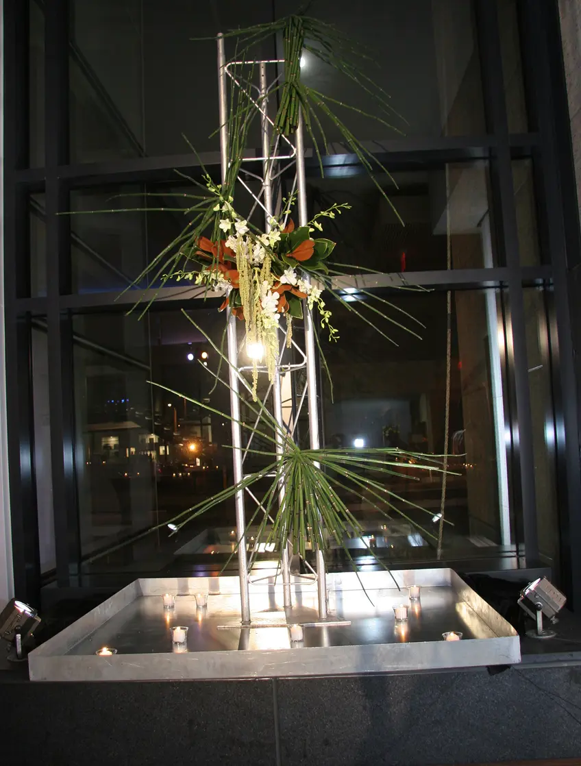 Entrance Florals for Grand Opening Bistro, OHSU