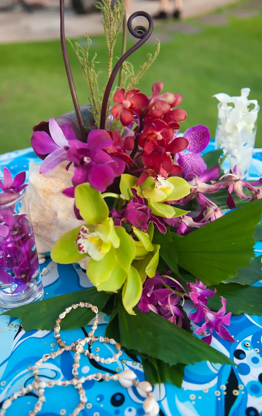 Florals for Outdoor Event, Hawaii