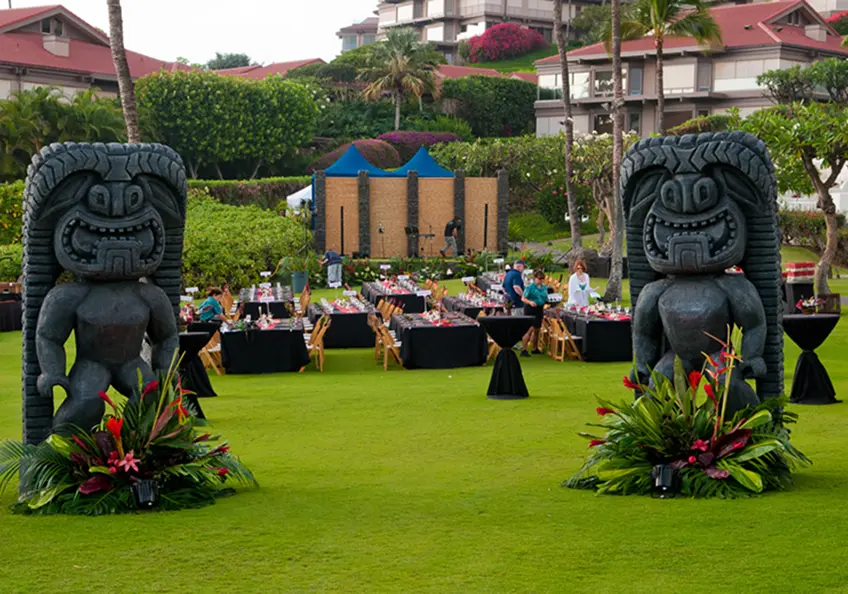 Florals for Outdoor Event, Hawaii