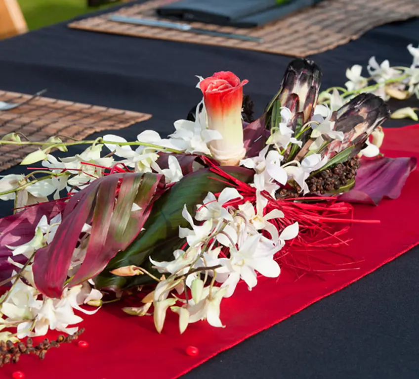 Florals for Outdoor Event, Hawaii