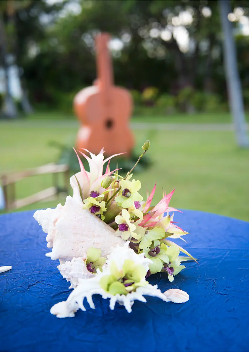 Florals for Outdoor Event, Hawaii