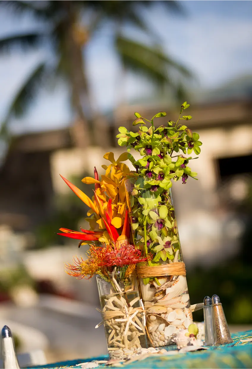Florals for Outdoor Event, Hawaii
