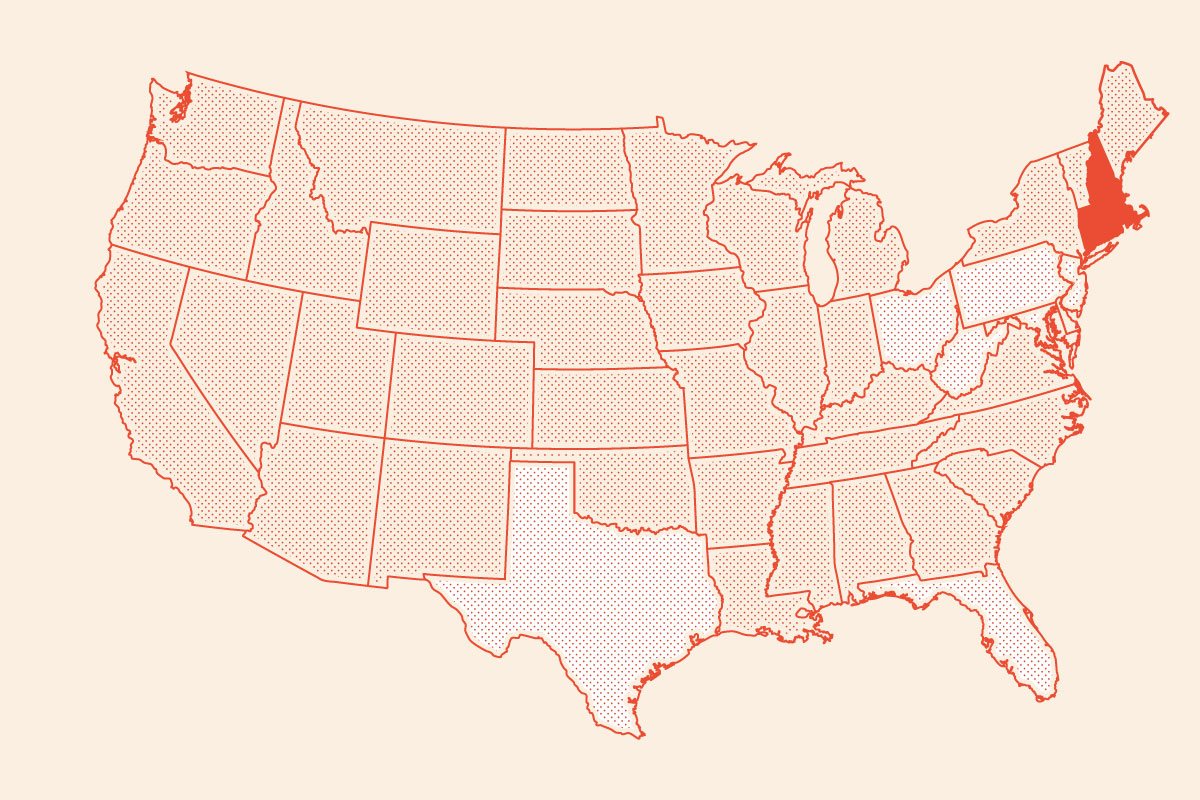 Map showing coverage for Tavern on the Square