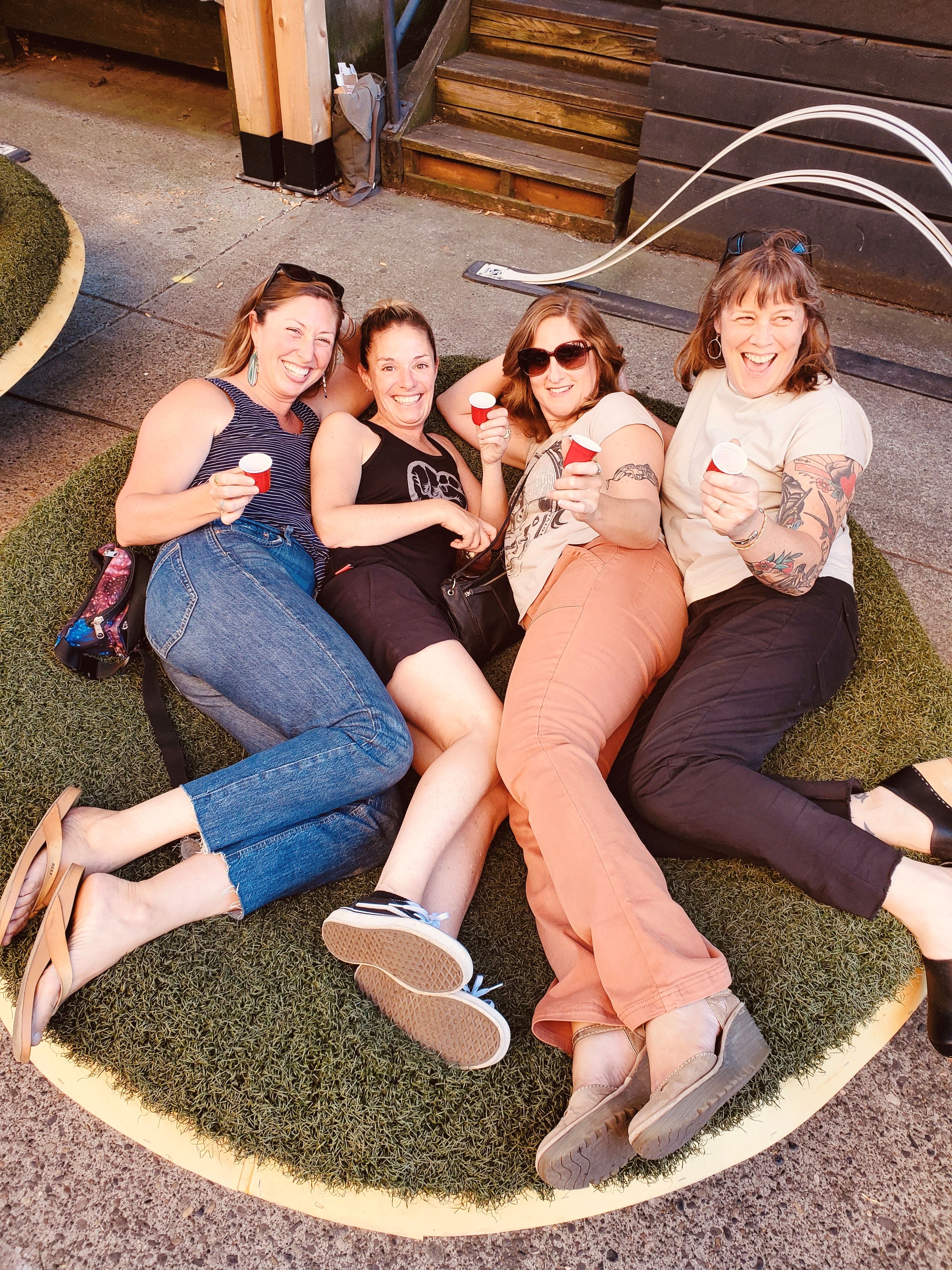 Stay on the Grass V2 installation in Portland