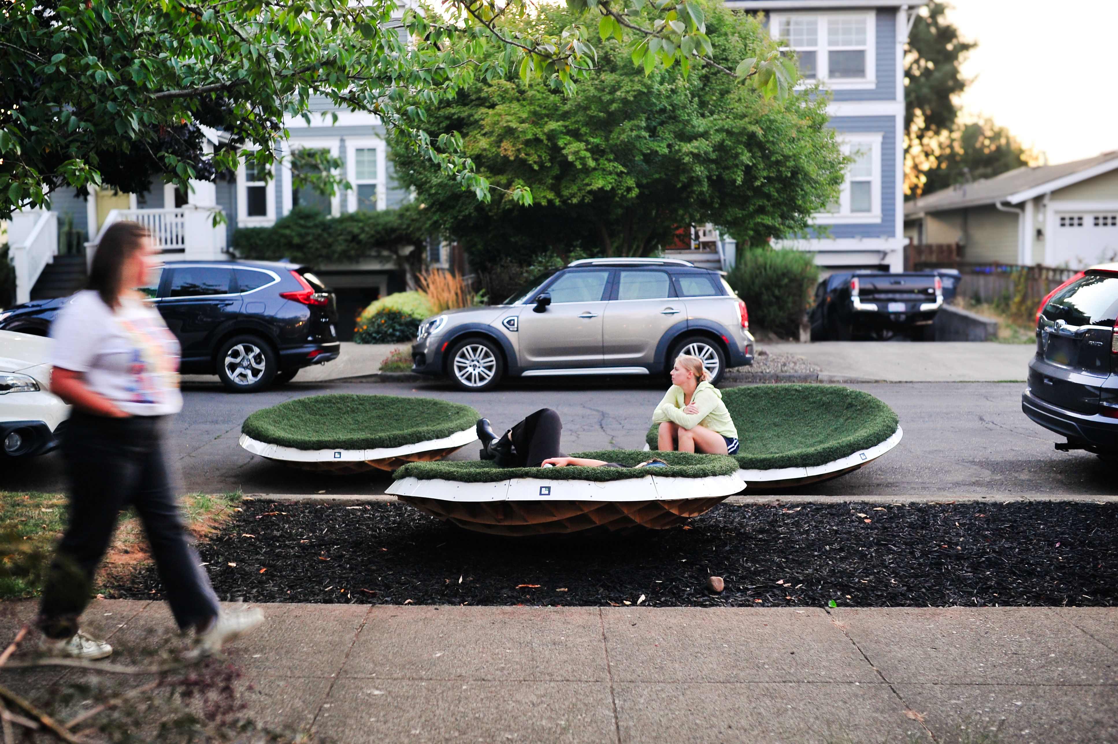 Stay on the Grass installation in Portland