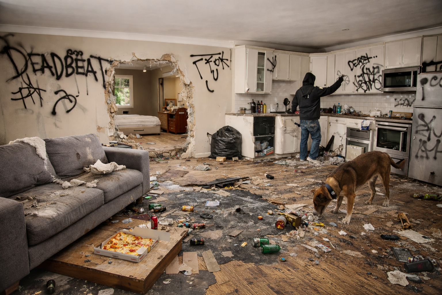 steps for handling tenant-caused damage in LIHTC properties