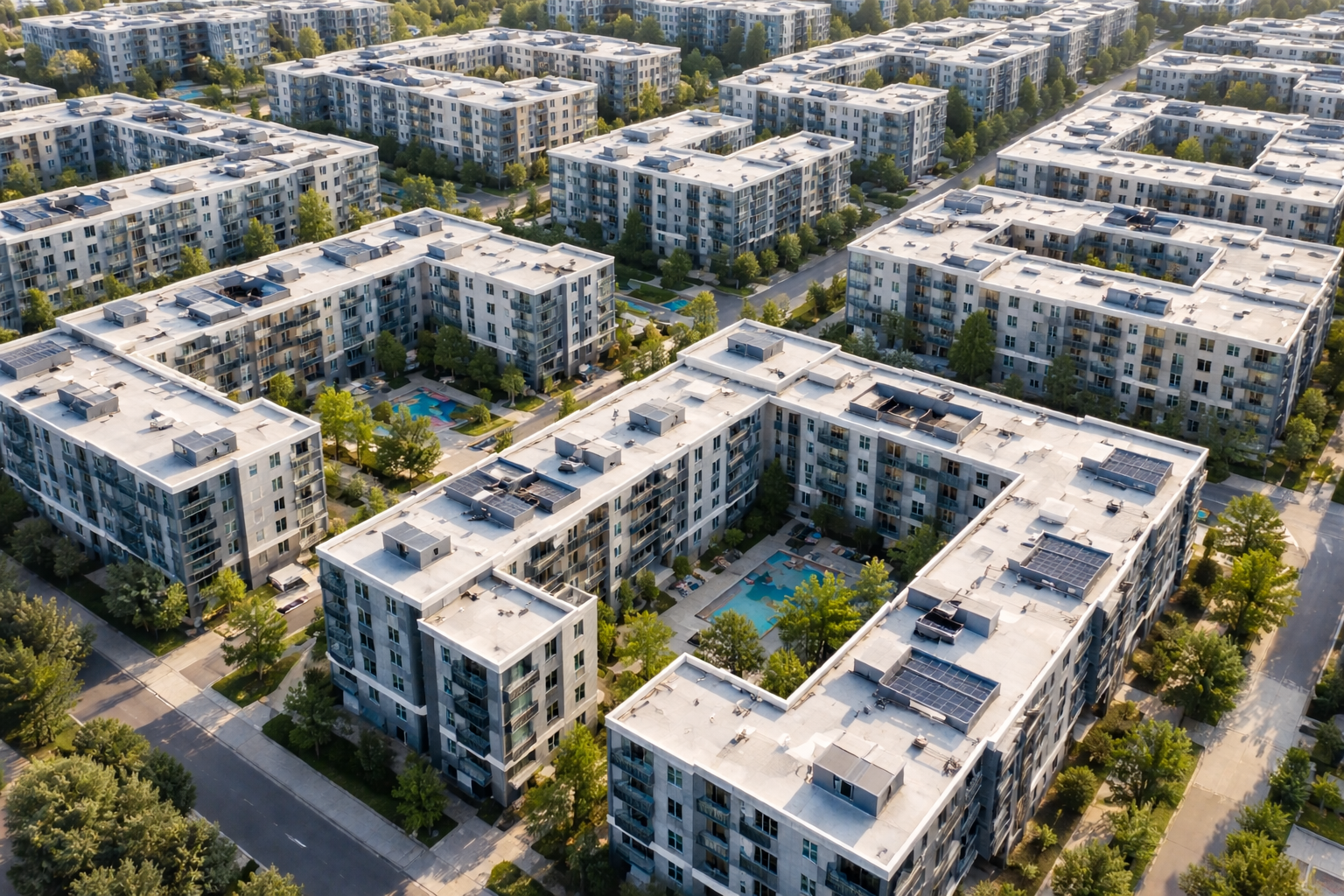 Property management software comparison under 5,000 units showing mid-market vs generic PMS