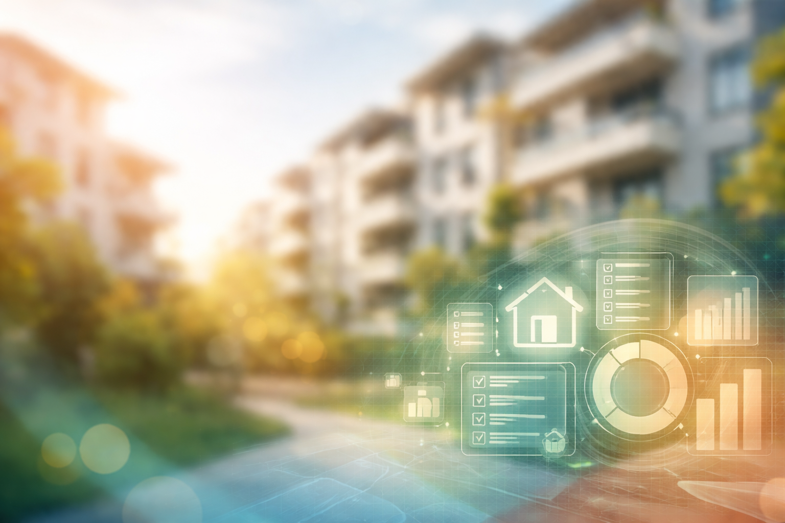 NuRock affordable housing property management case study chart showing 70% compliance reduction