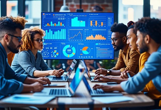 HOA board using management software dashboard