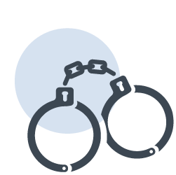 Icon of handcuffs