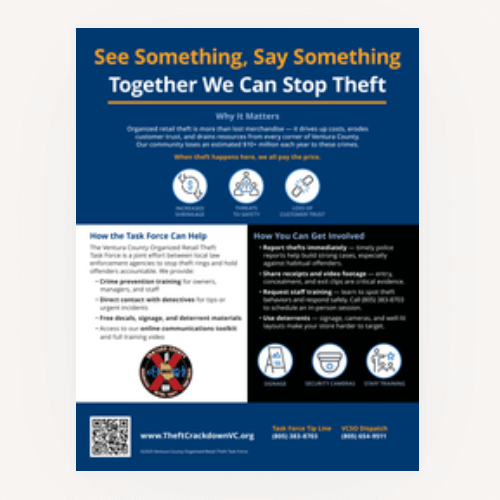 Image of a one-pager for retailers