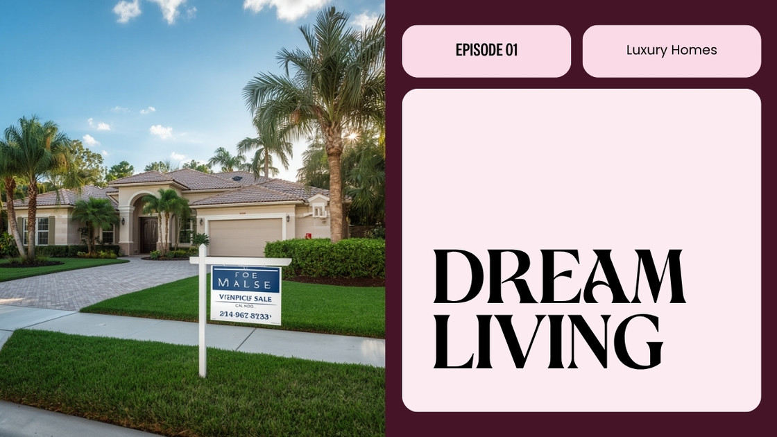 A single-story Southwest Florida coastal home with a tile roof, palm trees, and a paver driveway on a bright, clear day in the Venice and Englewood area.