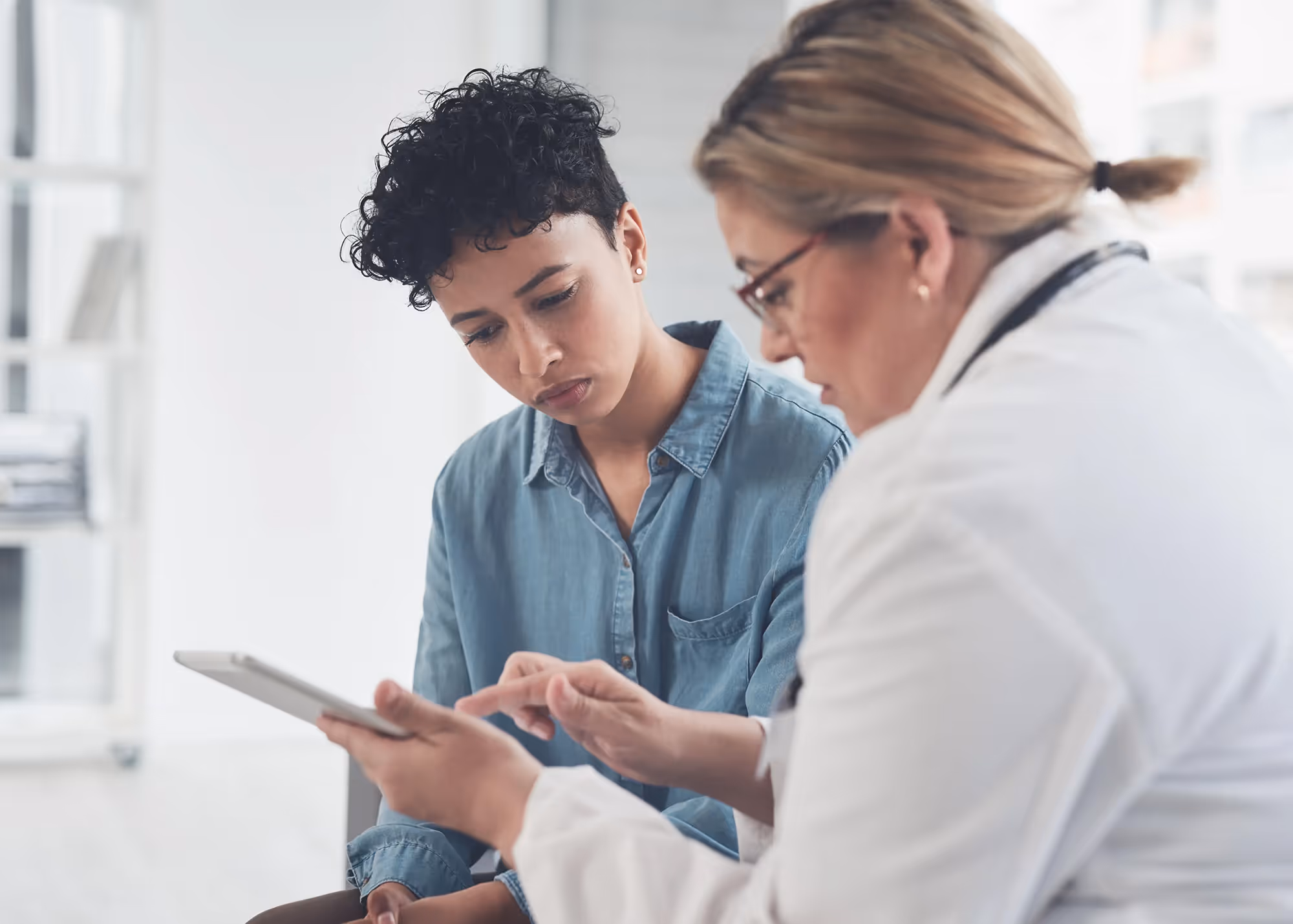 Compassionate team discussing reproductive conditions for patient's well-being in Beverly Hills.