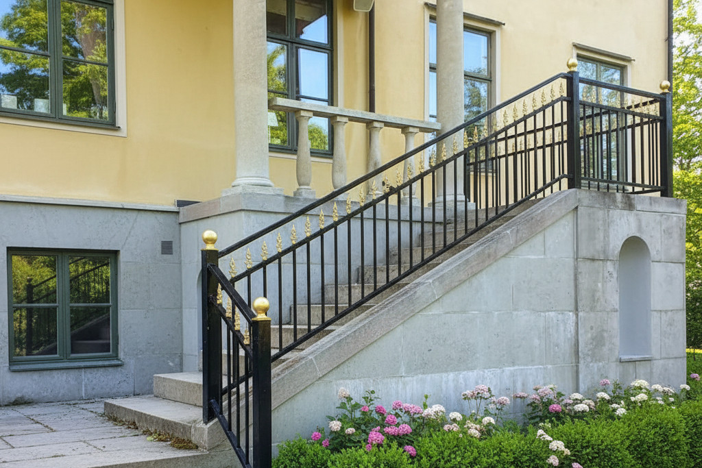 Trappräcke Norrköping i smide