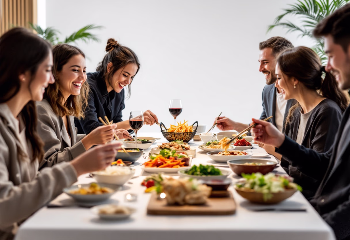 image of guests enjoying events (for a chinese restaurant)