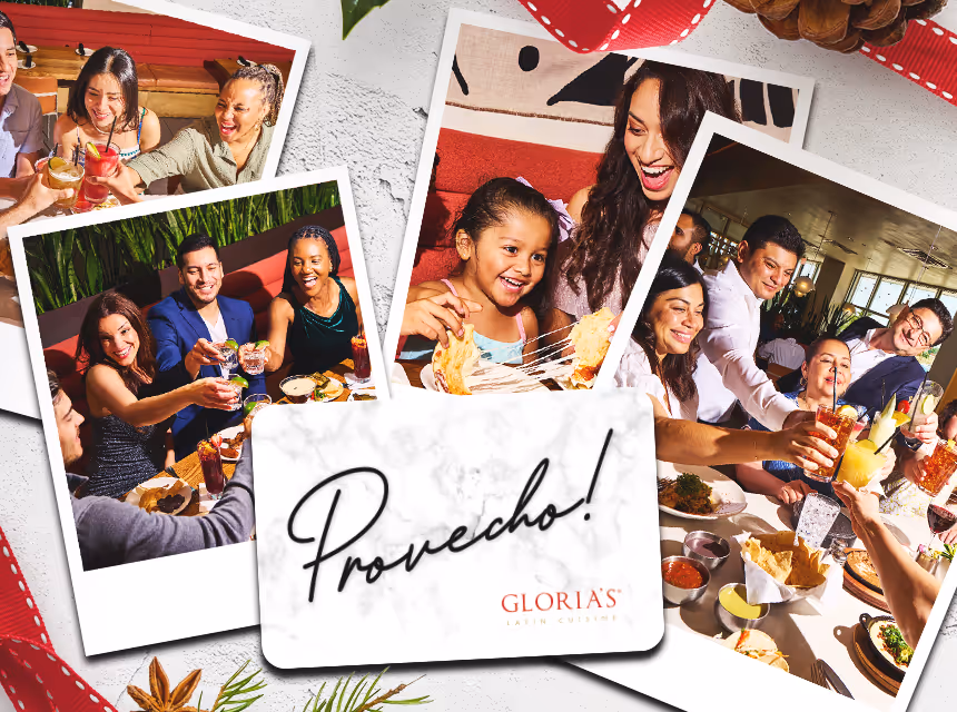 Gloria's Gift Cards for the Holidays