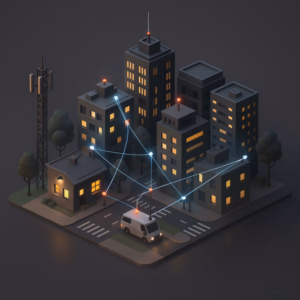 Imagen de una ciudad inteligente