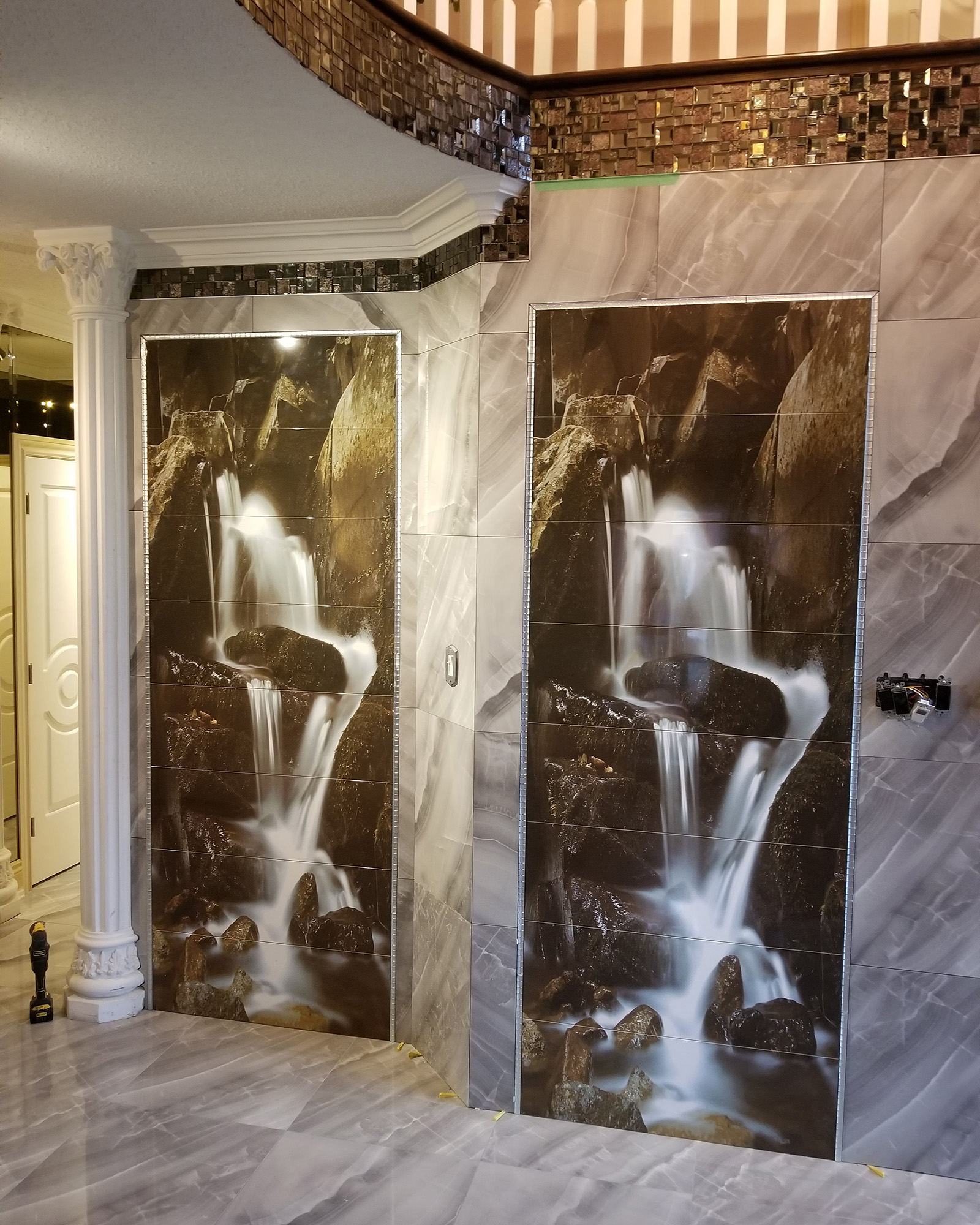 Waterfall Entrance Mosaic – Mississauga