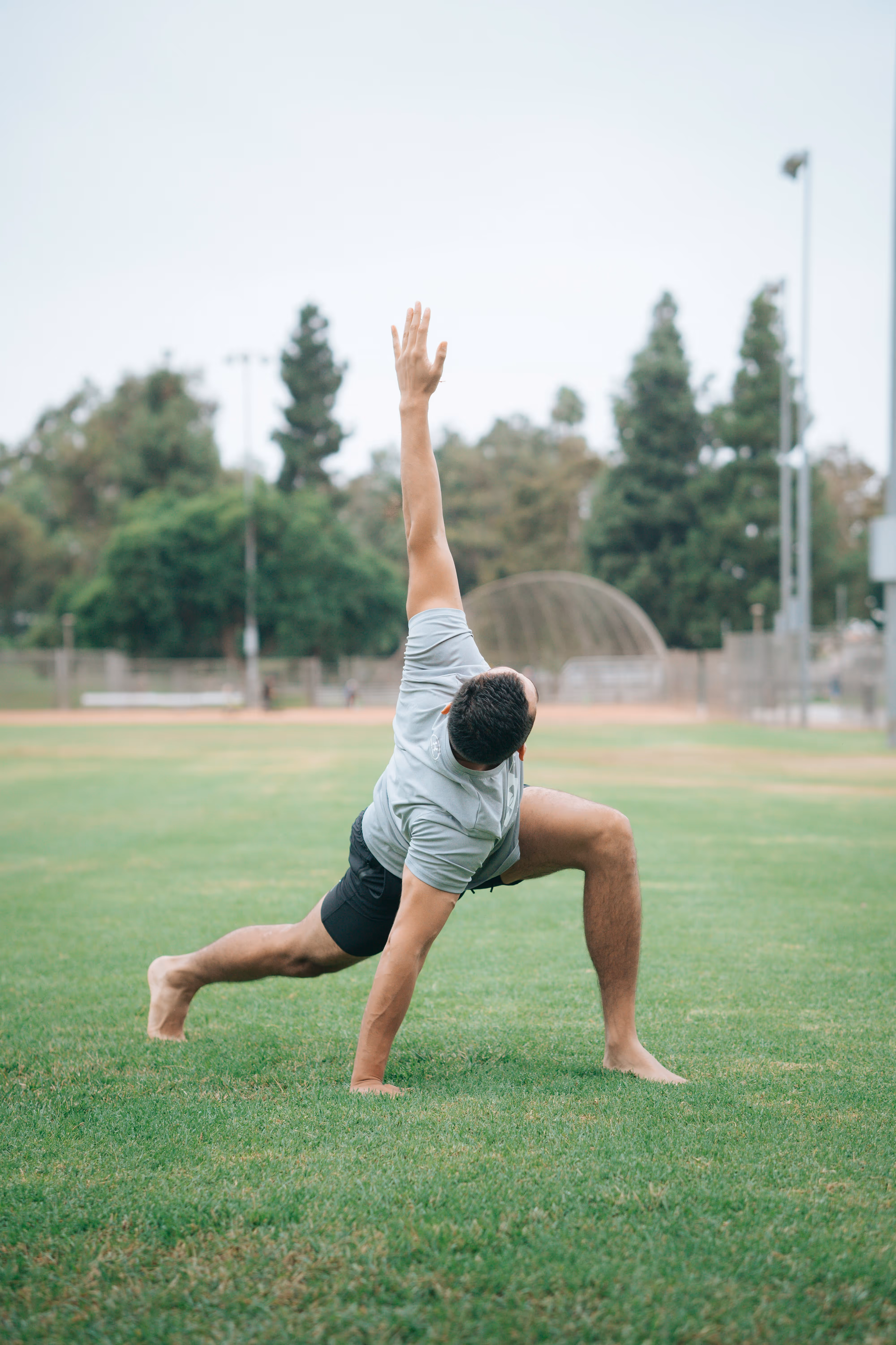 outdoor yoga session for a yoga studio