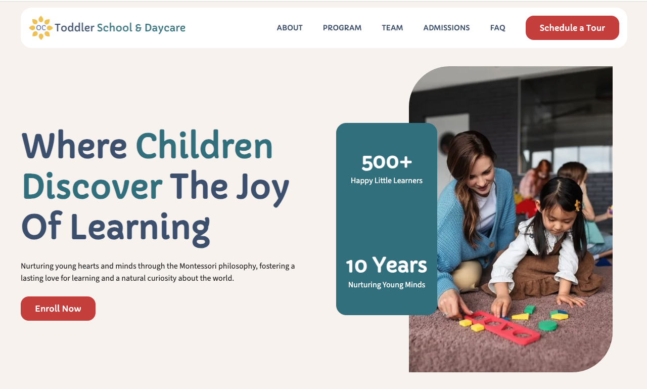 OC Toddler School and Daycare