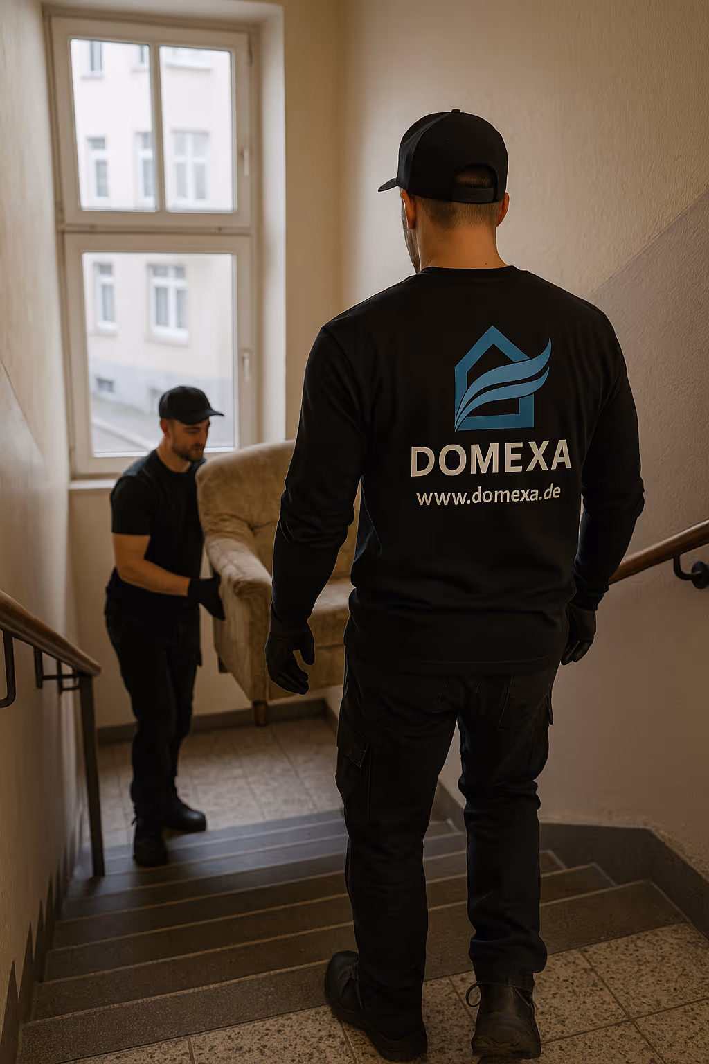 Mitarbeiter bei einem Umzug